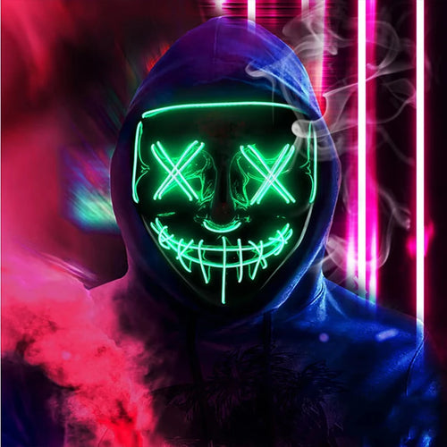 Masque LED Halloween - Purge Edition