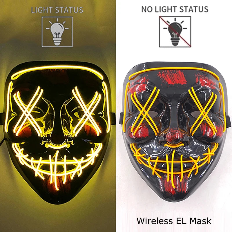 Masque LED Halloween - Purge Edition