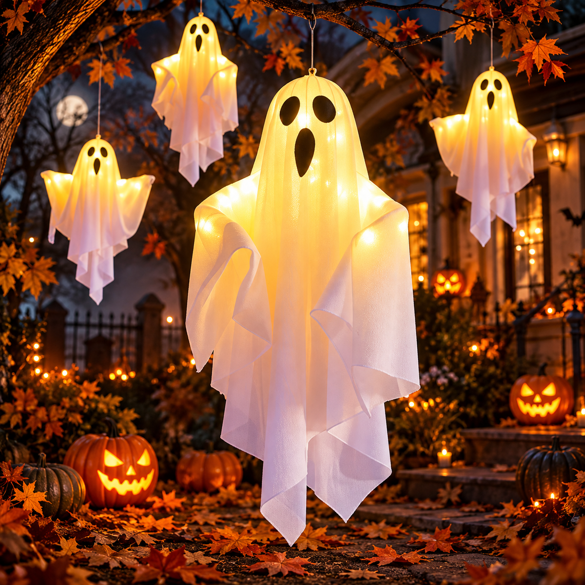 Fantome d'Halloween LED