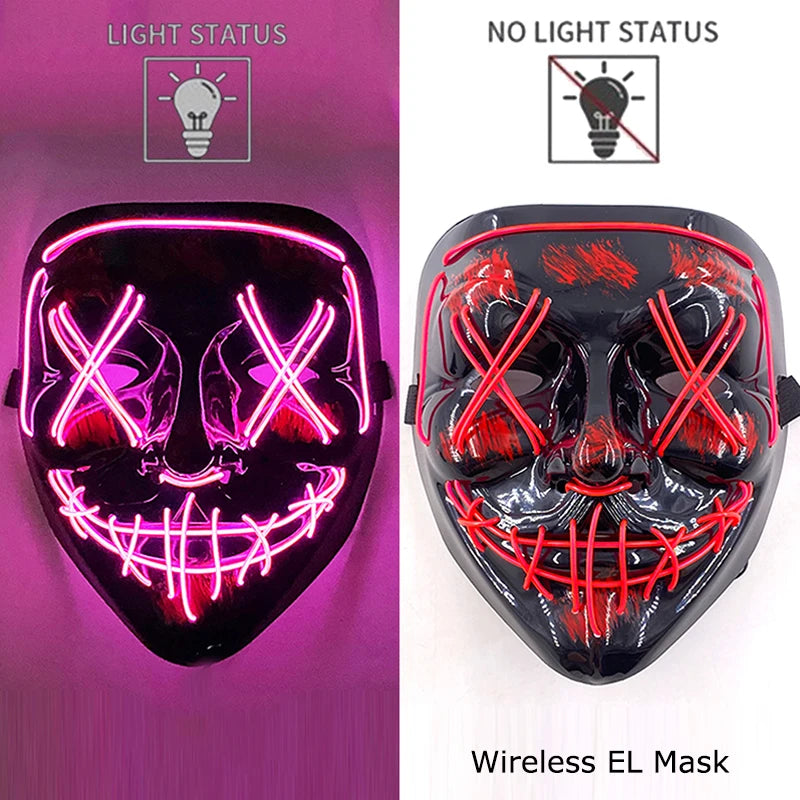Masque LED Halloween - Purge Edition