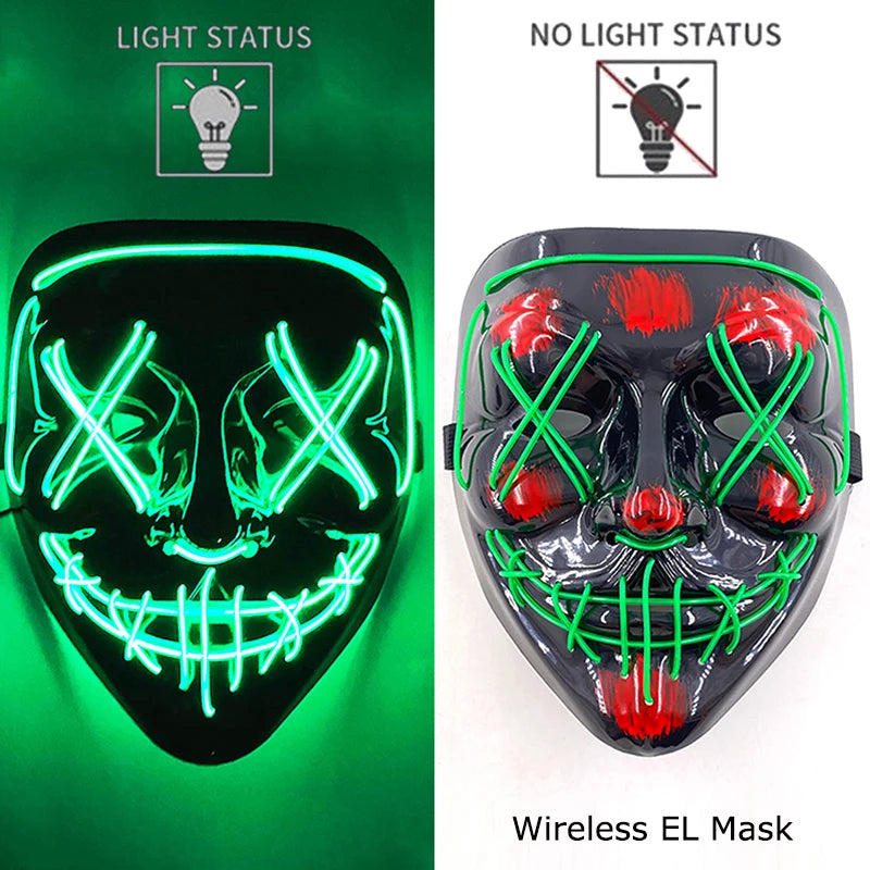 Masque LED Halloween - Purge Edition